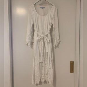 Hill House Nantucket caftan dress in White Size XS